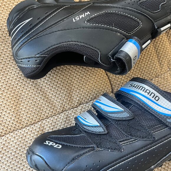 SHIMANO SH-WM51 SPD Women's Specific Fit CYCLING SHOES cleats 10.4 US 43 EUR - Picture 6 of 9